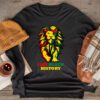 I Am Black History African American Pride Lion Black King Longsleeve Tee