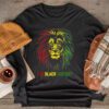 I Am Black History African American Pride Lion Black King Longsleeve Tee