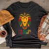 I Am Black History African American Pride Lion Black King Longsleeve Tee