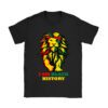 I Am Black History African American Pride Lion Black King T-Shirt