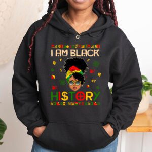 I Am Black History Month African American Juneteenth Womens Hoodie 1