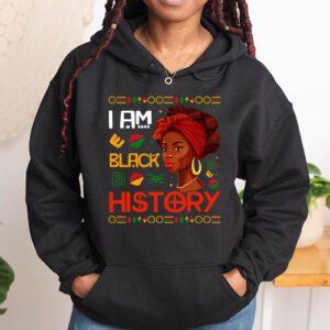 I Am Black History Month African American Juneteenth Womens Hoodie 1 5