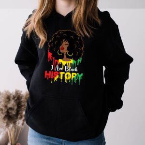 I Am Black History Month African American Juneteenth Womens Hoodie 3 4