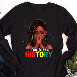 I Am Black History Month African American Juneteenth Womens Longsleeve Tee 1 10