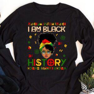 I Am Black History Month African American Juneteenth Womens Longsleeve Tee 1