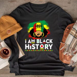 I Am Black History Month African American Juneteenth Womens Longsleeve Tee 2 2