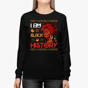 I Am Black History Month African American Juneteenth Womens Longsleeve Tee 3 5