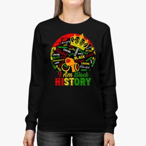 I Am Black History Month African American Juneteenth Womens Longsleeve Tee 3 6