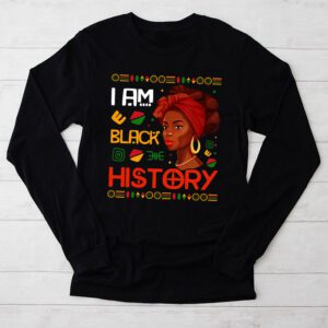 I Am Black History Month African American Juneteenth Womens Longsleeve Tee