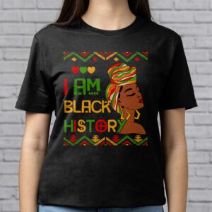 I Am Black History Month African American Juneteenth Womens T Shirt 2 1