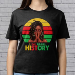 I Am Black History Month African American Juneteenth Womens T Shirt 2 7