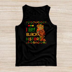 I Am Black History Month African American Juneteenth Womens Tank Top