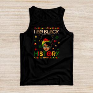 I Am Black History Month African American Juneteenth Womens Tank Top