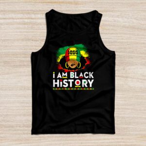 I Am Black History Month African American Juneteenth Womens Tank Top