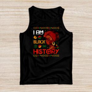 I Am Black History Month African American Juneteenth Womens Tank Top