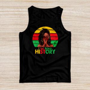 I Am Black History Month African American Juneteenth Womens Tank Top