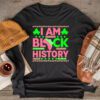 I Am Black History Month African American Pride Celebration Longsleeve Tee