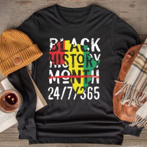 I Am Black History Month African American Pride Celebration Longsleeve Tee