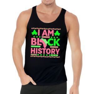 I Am Black History Month African American Pride Celebration Tank Top 3 12