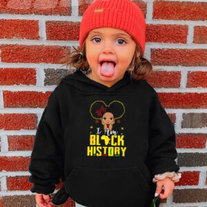 I Am Black History Shirt for Kids Girls Black History Month Hoodie 3