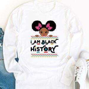 I Am Black History Shirt for Kids Girls Black History Month Longsleeve Tee 1 4