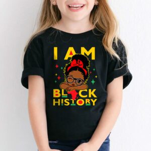 I Am Black History Shirt for Kids Girls Black History Month T Shirt 1 3