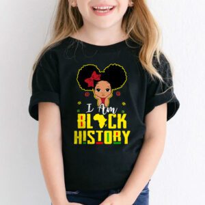 I Am Black History Shirt for Kids Girls Black History Month T Shirt 1