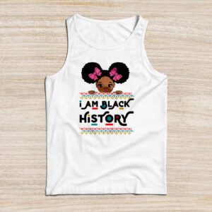 I Am Black History Shirt for Kids Girls Black History Month Tank Top