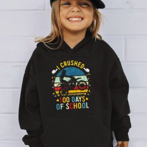 I Crushed 100 Days Of School Dirt Bike For Boys Hoodie 3 2