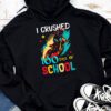 I Crushed 100 Days Of School Dirt Bike For Boys Hoodie