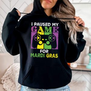 I Paused My Game For Mardi Gras Video Game Mardi Gras Hoodie 1 3
