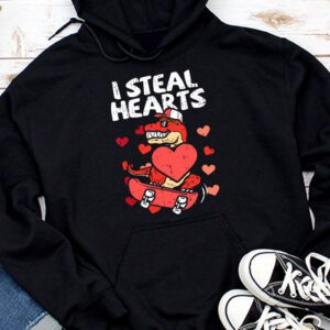 I Steal Hearts Trex Dino Valentine’s Day Boys Son Toddlers Hoodie