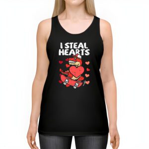 I Steal Hearts Trex Dino Valentines Day Boys Son Toddlers Tank Top 2 4