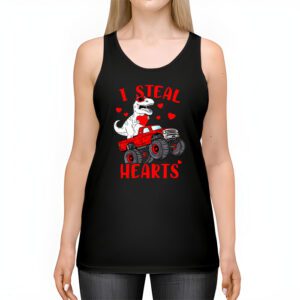 I Steal Hearts Trex Dino Valentines Day Boys Son Toddlers Tank Top 2 5