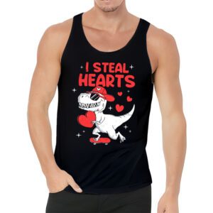 I Steal Hearts Trex Dino Valentines Day Boys Son Toddlers Tank Top 3 2