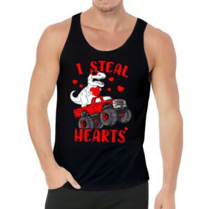 I Steal Hearts Trex Dino Valentines Day Boys Son Toddlers Tank Top 3 5