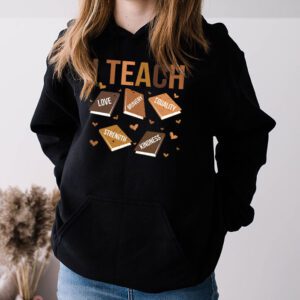 I Teach Black History Month Melanin Afro African Teacher Hoodie 3