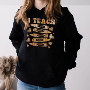 I Teach Black History Month Melanin Afro African Teacher Hoodie 3 6