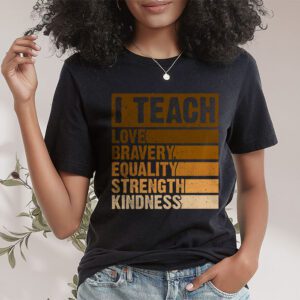 I Teach Black History Month Melanin Afro African Teacher T Shirt 1 4