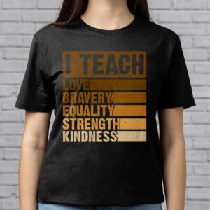 I Teach Black History Month Melanin Afro African Teacher T Shirt 2 4