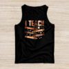 I Teach Black History Month Melanin Afro African Teacher Tank Top