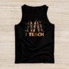 I Teach Black History Month Melanin Afro African Teacher Tank Top