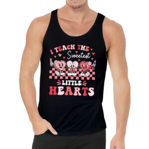 I Teach The Sweetest Little Hearts Valentines Day Teachers Tank Top 3 1