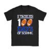 I tackled 100 days school 100th day football student teacher T-Shirt