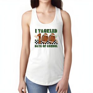 I tackled 100 days school 100th day football student teacher Tank Top 1 1