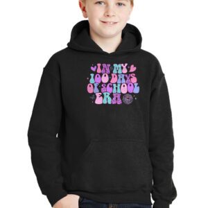 In My 100 Days of School Era Retro Disco 100th Day of School Hoodie 2 5