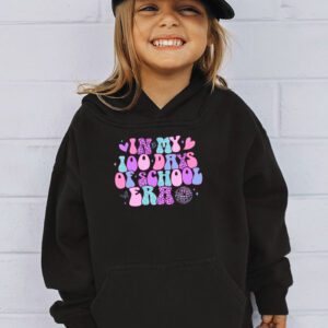 In My 100 Days of School Era Retro Disco 100th Day of School Hoodie 3 5