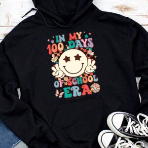 In My 100 Days of School Era Retro Disco 100th Day of School Hoodie