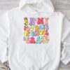 In My 100 Days of School Era Retro Disco 100th Day of School Hoodie