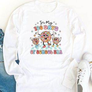 In My 100 Days of School Era Retro Disco 100th Day of School Longsleeve Tee 1 4